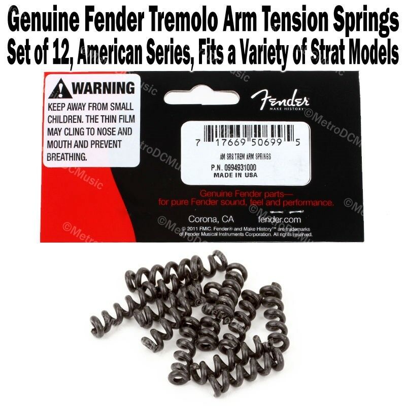 Genuine Fender Tremolo Arm Tension Springs 0994931000 Fits A Variety Of Strats