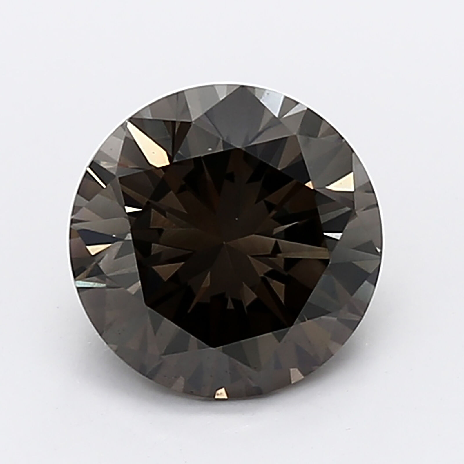 0.45 Carat Round Black Igl Certified Lab Grown Diamond