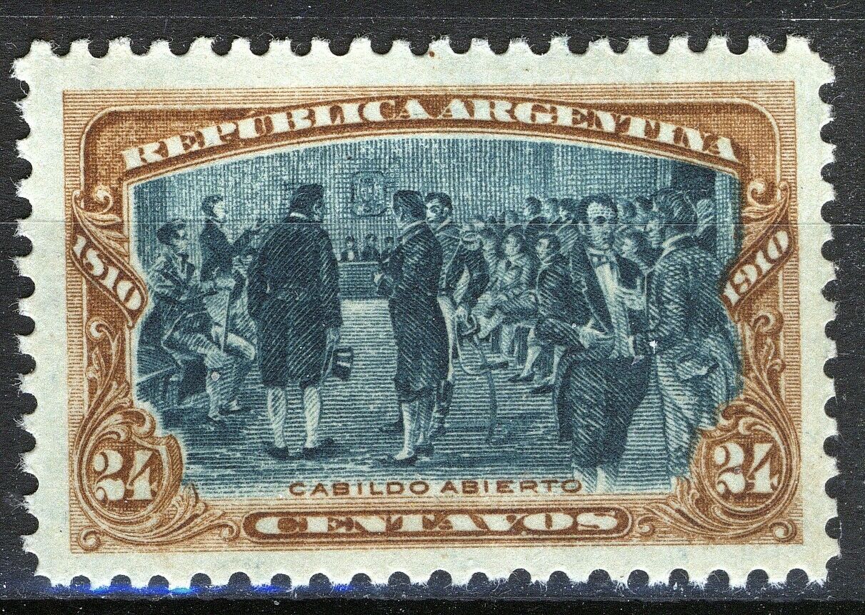 Argentina 1910, 24c Revolution Anniversary Mnh, Mi 146