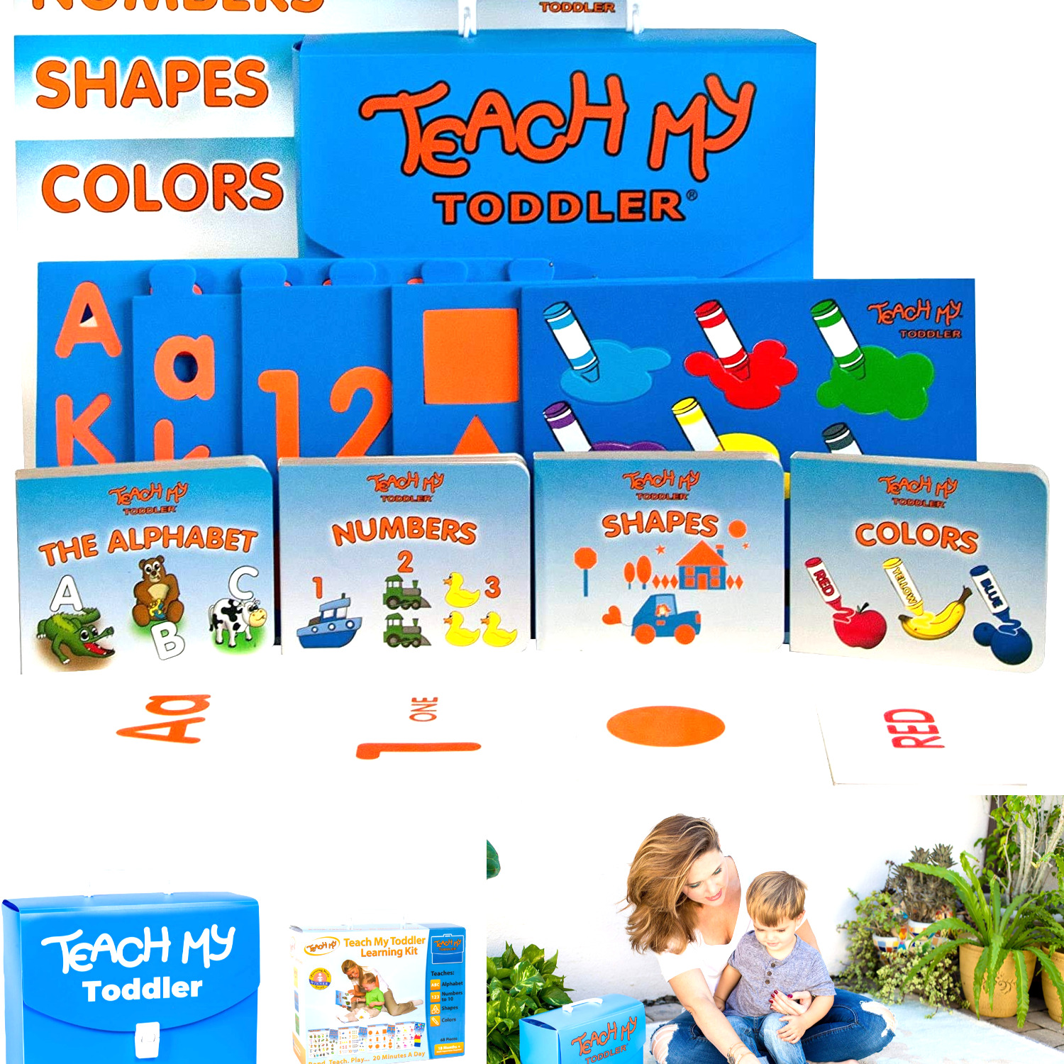 Teach My Toddler Learning Kit Basic Pack (68 Pieces)