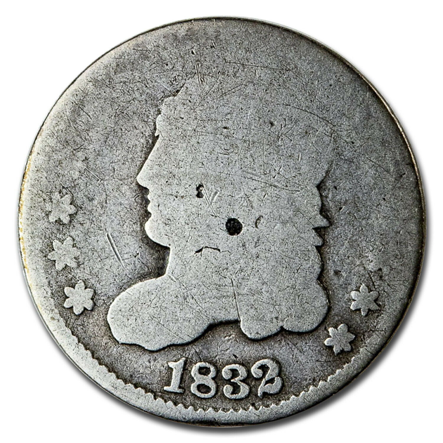 1832 Capped Bust Half Dime Ag - Sku#188250