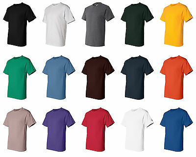 Champion Men's New Short Sleeve 100% Cotton Tagless T-shirt S-2xl 3xl T525