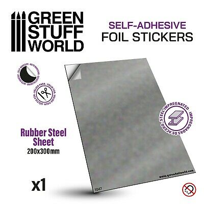 Rubber Steel Sheet - Self Adhesive - A4 Size - Warhammer Movement Trays Minis
