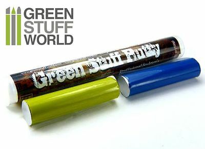 Green Stuff Bar 100 Gr - Kneadatite Blue Yellow Duro - Warhammer Sculpting Putty