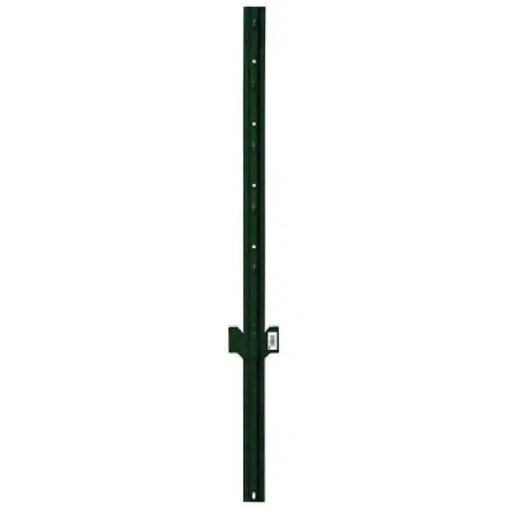 6ft Sturdy Duty Metal Fence U Post For Fencing Green Fence Posts For Garden Yard