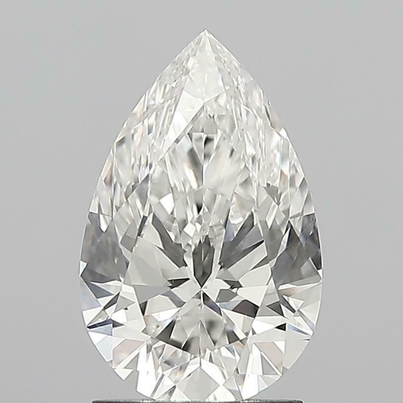 Igi Certified Loose Lab Grown Diamond 1.69 Carat Pear G Color Vs1 Clarity
