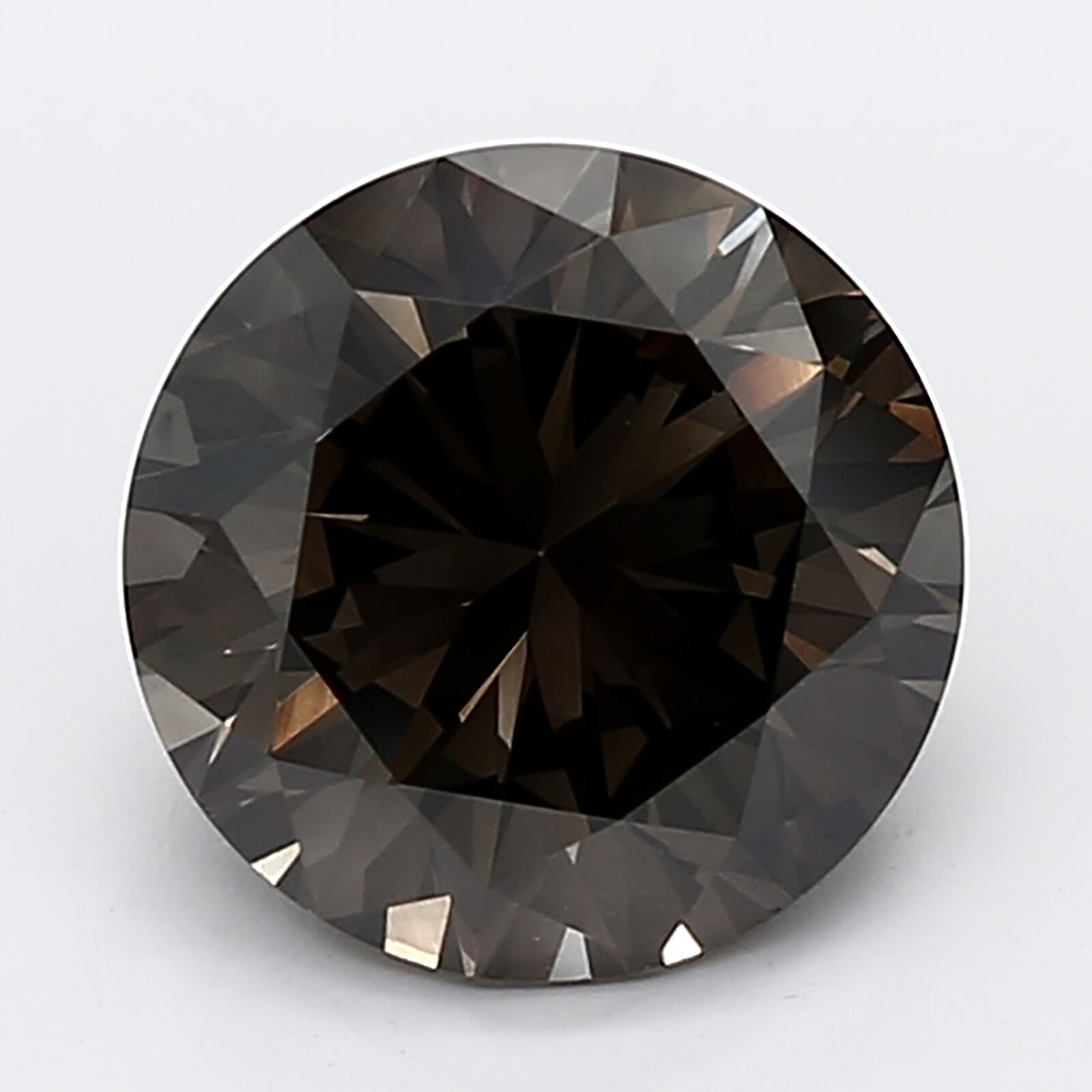 0.41 Carat Round Black Igl Certified Lab Grown Diamond