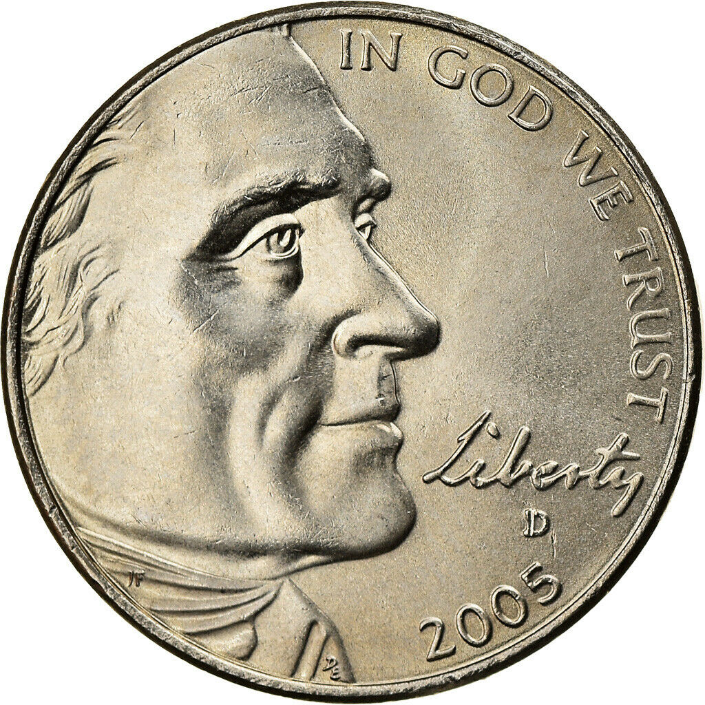 [#370112] Coin, United States, Half Dime, 2005, U.s. Mint, Ms, Copper-nic