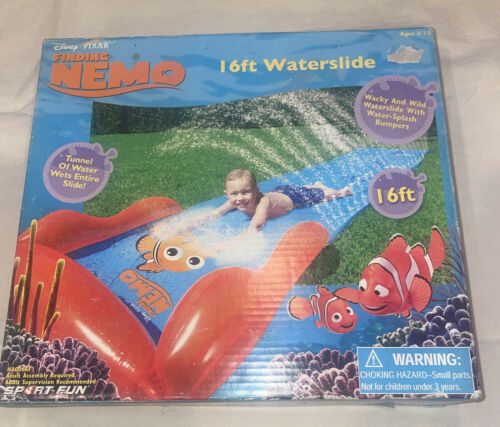 Disney Pixar Finding Nemo 16ft Waterslide Water Slide  Slip N Slide Rare Nib