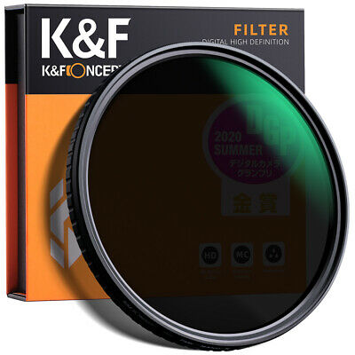 K&f Concept 77mm Fader Nd Lens Filter Variable Nd2 To Nd32 No X Spot For Camera