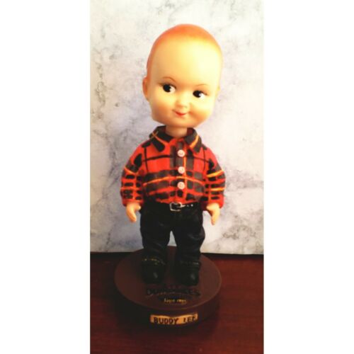Lee Dungarees Jeans Buddy Lee Bobblehead Figurine Collectible Decor 8" Tall Vtg