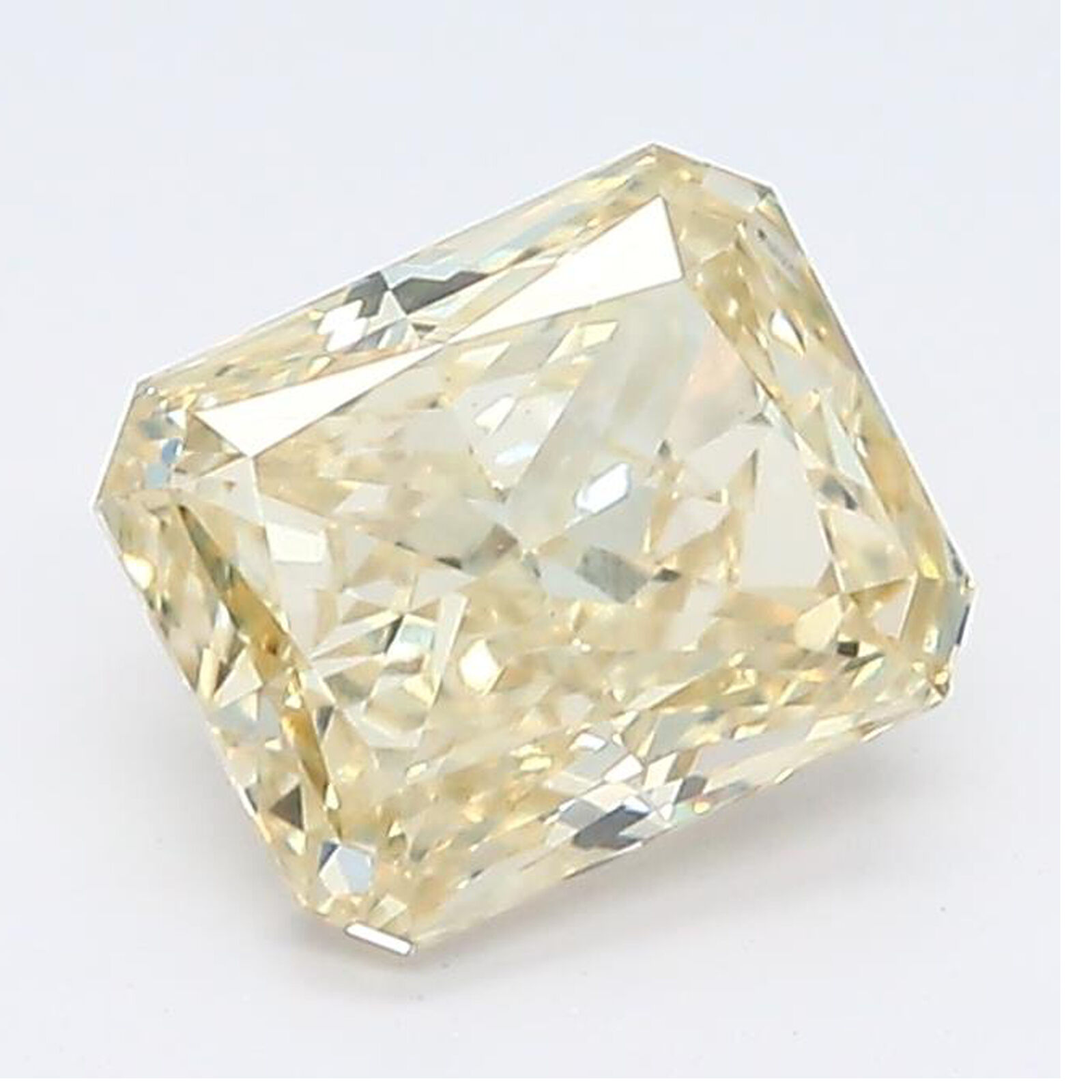1.18 Carat Radiant Fancy Light Yellow Vs1 Igi Certified Lab Grown Diamond