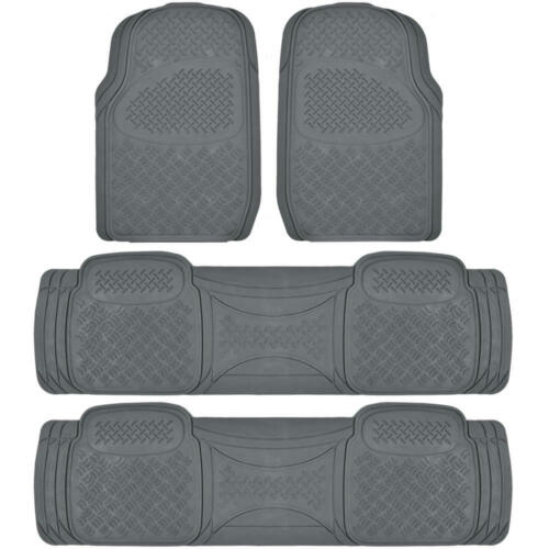 Full Set Floor Mats For Chrysler Town & Country 4 Piece 3 Row Gray Semi Custom
