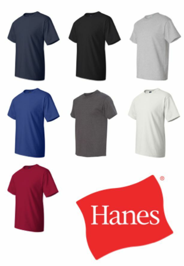 Hanes Beefy-t Tall Tagless T-shirt 100% Cotton 518t Mens Lt Xlt 2xlt 3xlt 4xlt