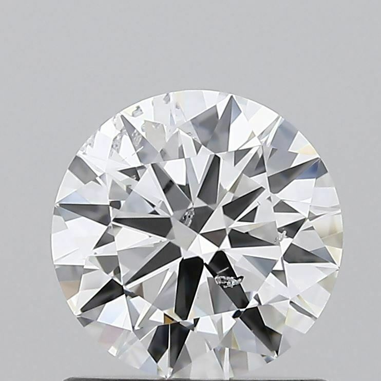 Round 1.05ct E Si2 Non Certified Lab Grown Diamond Hpht Brilliant Cut