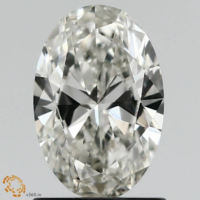 1.13 Ct. Oval Cut Cvd Lab Grown Diamond  I Color, Vvs1 Clarity, 1 Piece For Ring