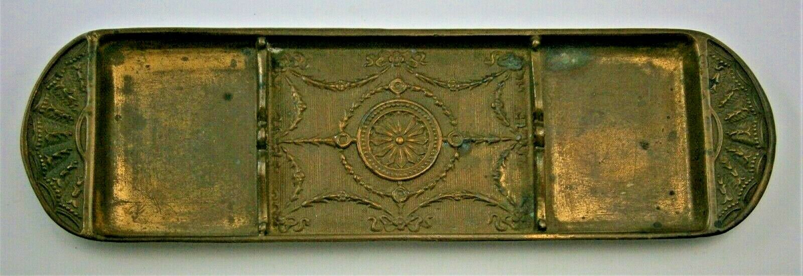 Cast Bronze Desk Pen Tray Numbered 1850 On Back From The Early 1900's Or Earlier