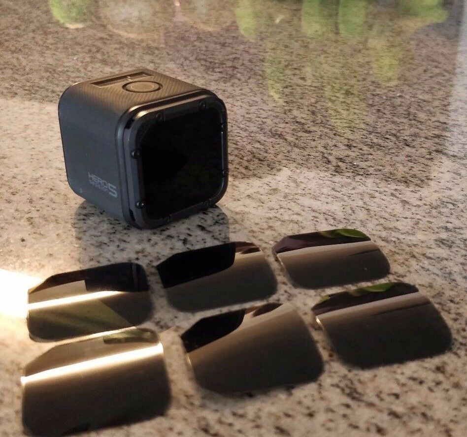 Gopro Session 4/5 Stick On Nd4 & Nd8 Neutral Density Filter Anti-jello *6 Pack*