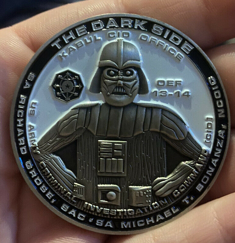 Star Wars Military Darth Vader Vs Troopers Challenge Coin