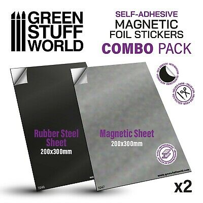 Magnetic Magnet And Rubber Steel Sheet - Self Adhesive Combox2 A4 - Warhammer