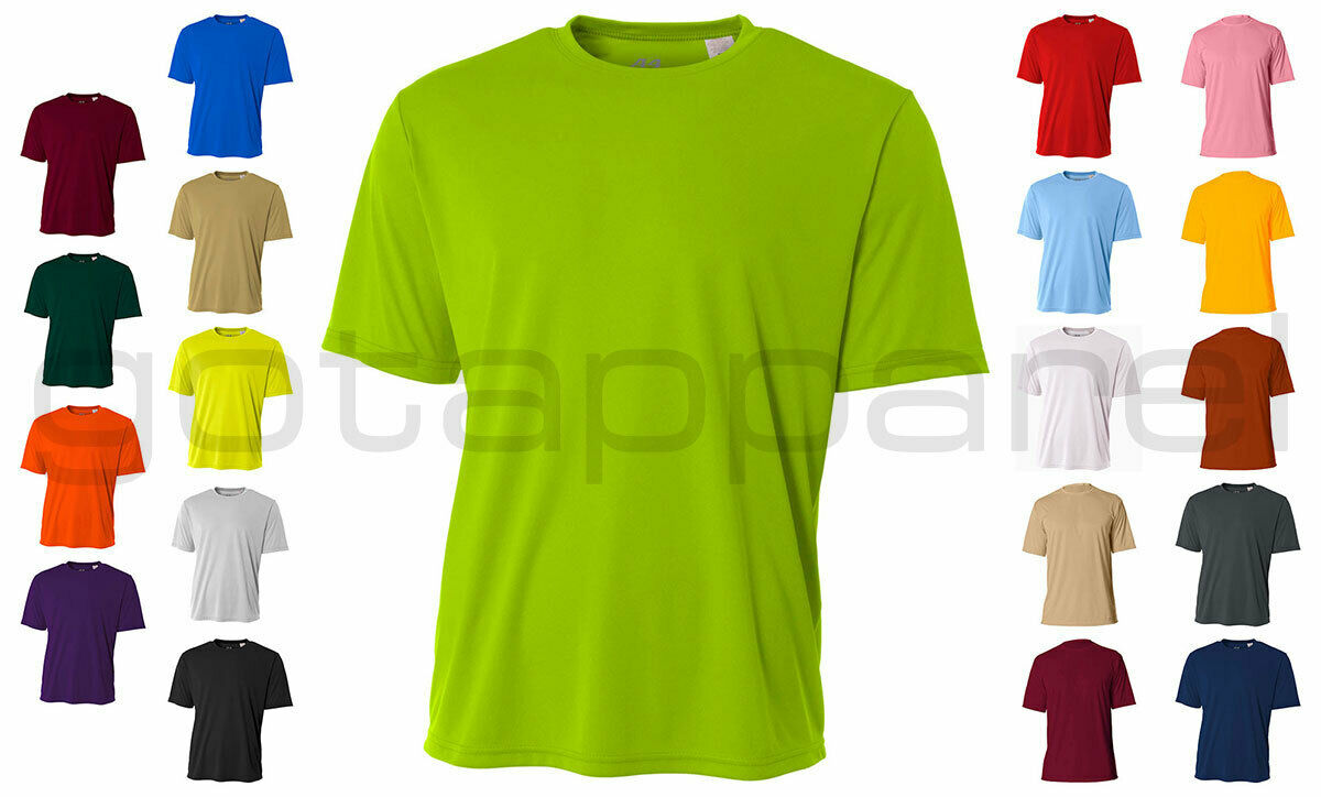 A4 Men's New Dri-fit Workout Running Cooling Performance T-shirt  S-4xl. N3142