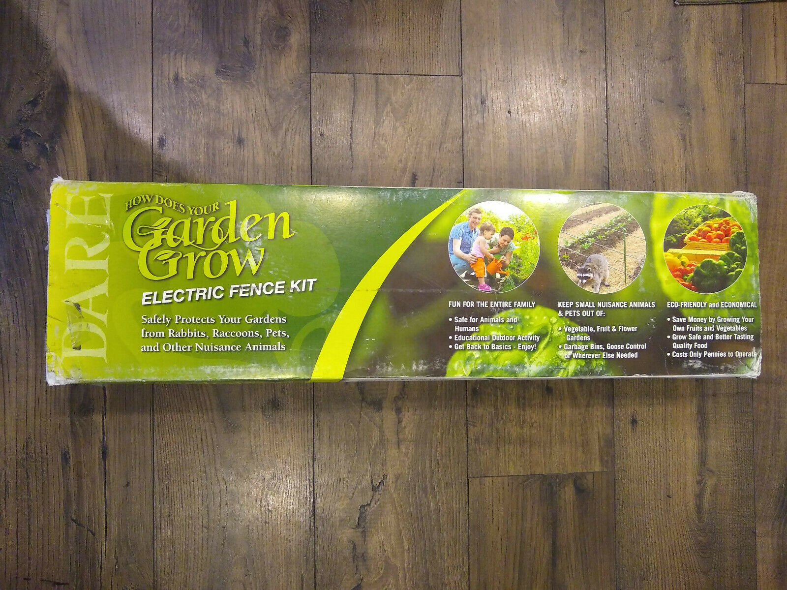 Dare 100 Ft Garden / Small Animal Electric Fence Kit Model De Gk 20 New Open Box
